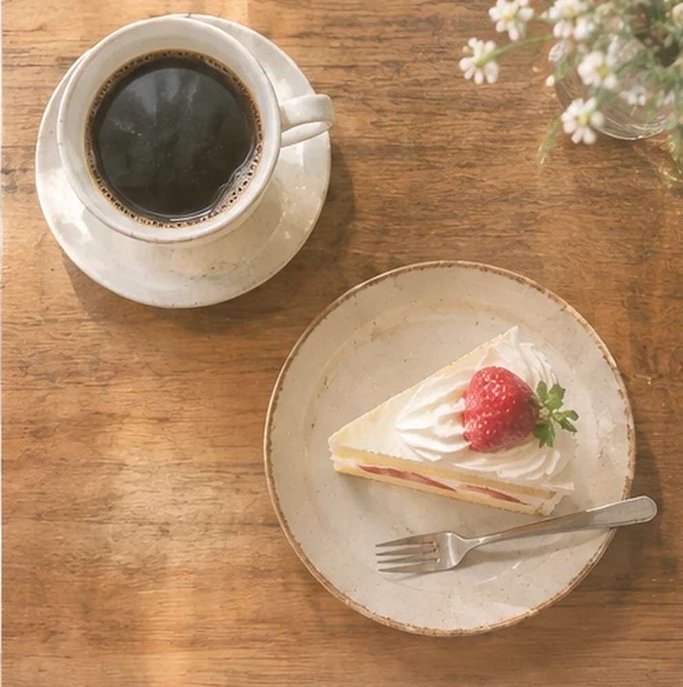 コーヒーとケーキ