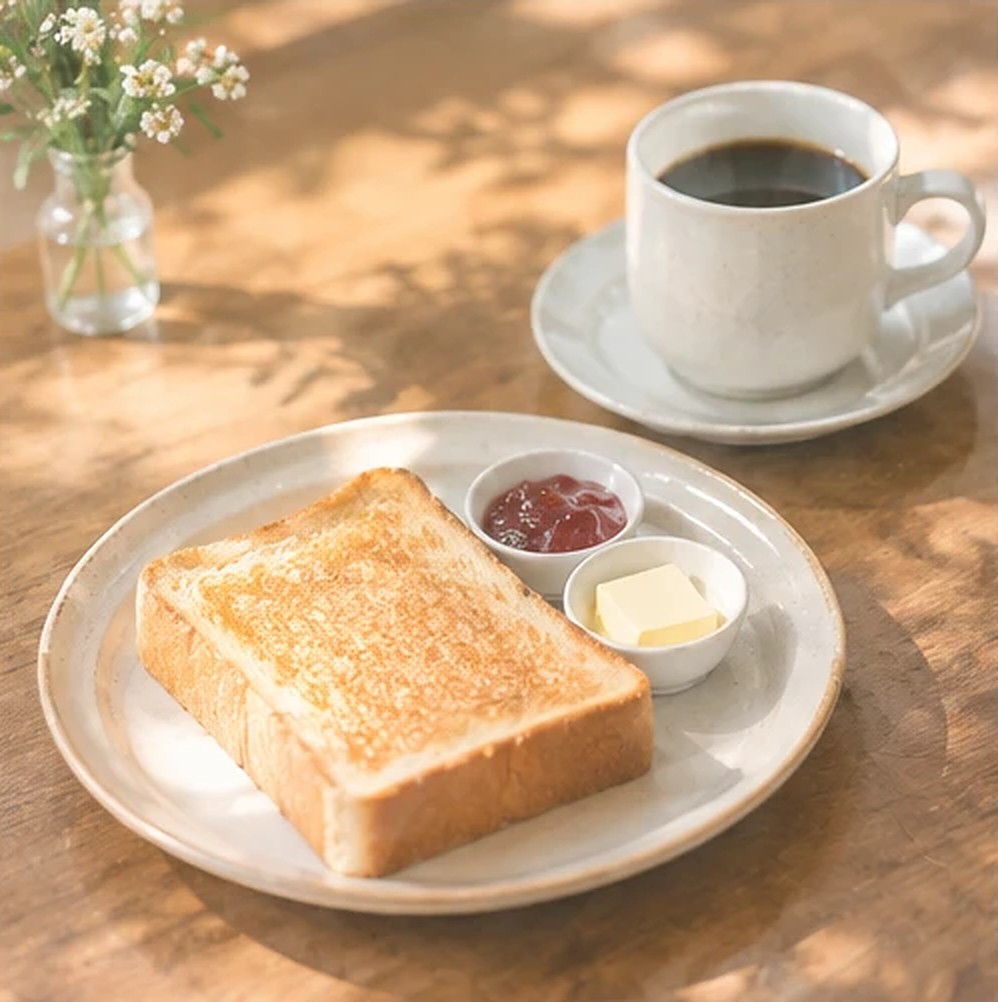 トーストとコーヒー